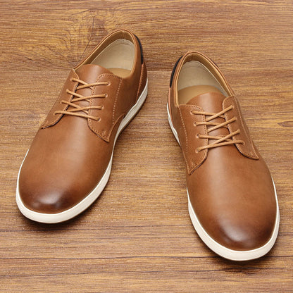 Premium Leather Low Top Shoes