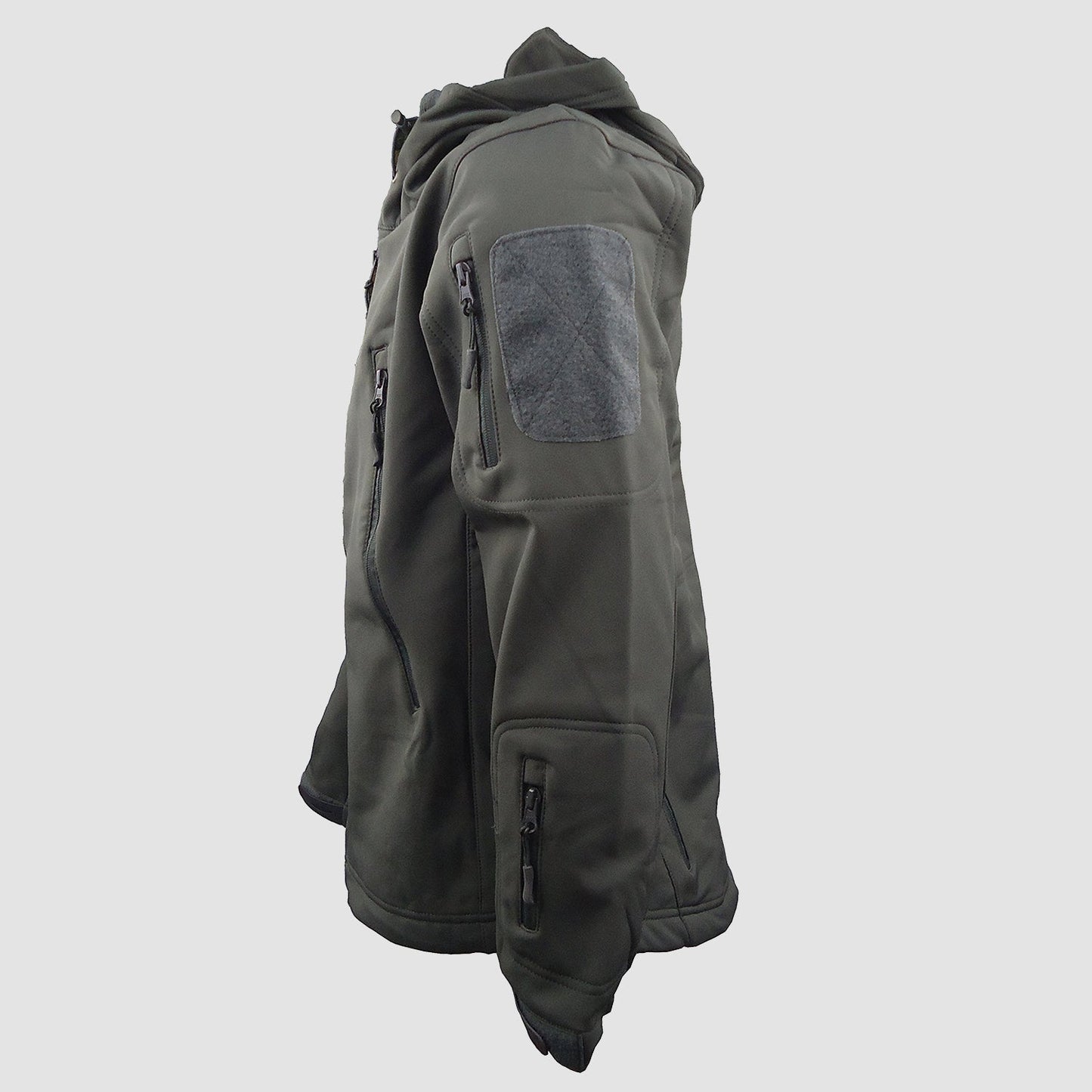 Men's Softshell Jacket Waterproof Lightweight Breathable Black