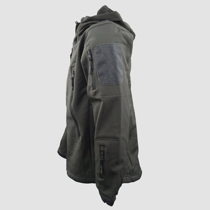 Men's Softshell Jacket Waterproof Lightweight Breathable Black