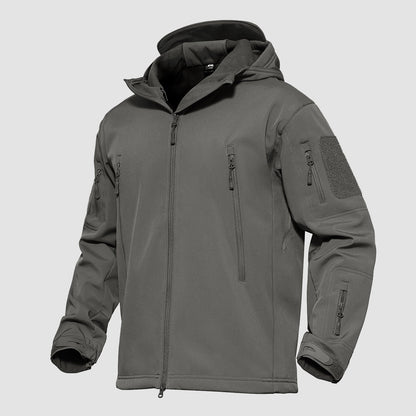 Men's Softshell Jacket Waterproof Lightweight Breathable Black
