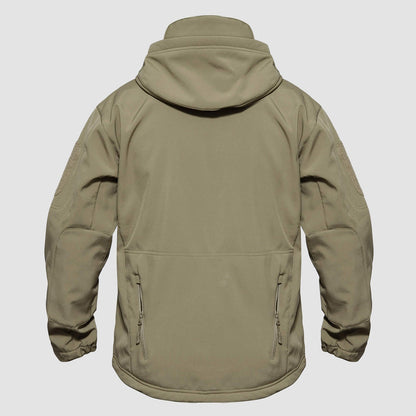 Men's Softshell Jacket Waterproof Lightweight Breathable Black