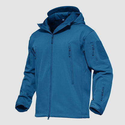 Men's Softshell Jacket Waterproof Lightweight Breathable Black