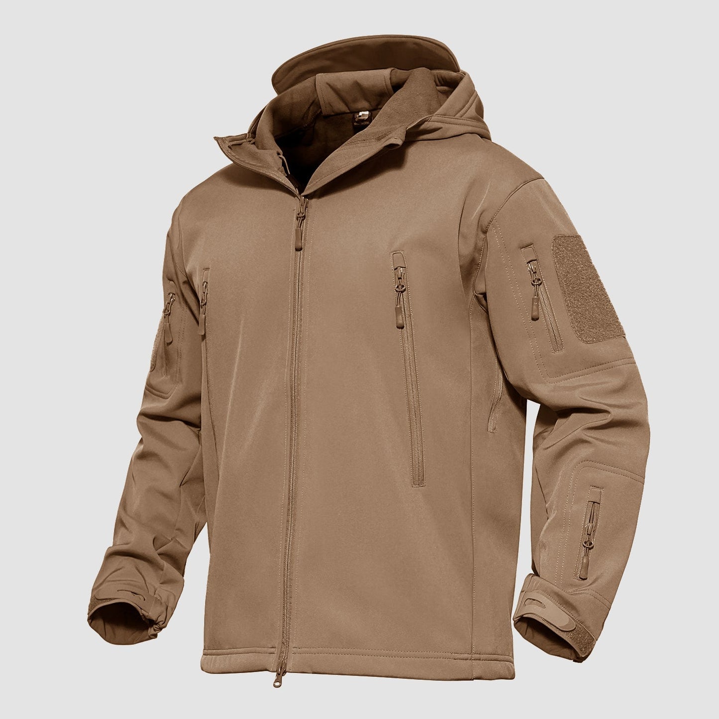 Men's Softshell Jacket Waterproof Lightweight Breathable Black