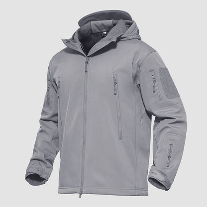Men's Softshell Jacket Waterproof Lightweight Breathable Black