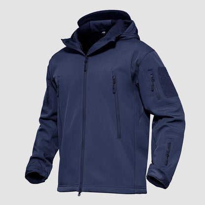 Men's Softshell Jacket Waterproof Lightweight Breathable Black