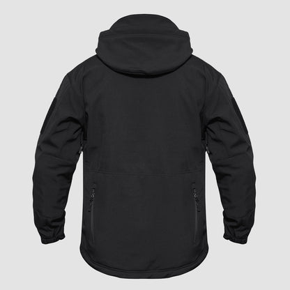 Men's Softshell Jacket Waterproof Lightweight Breathable Black