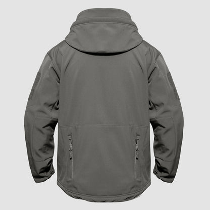 Men's Softshell Jacket Waterproof Lightweight Breathable Black