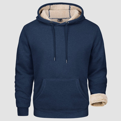 Men's Fleece Hoodie Sweatshirt Warm