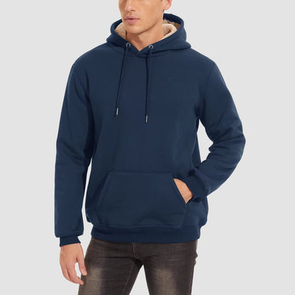 Men's Fleece Hoodie Sweatshirt Warm