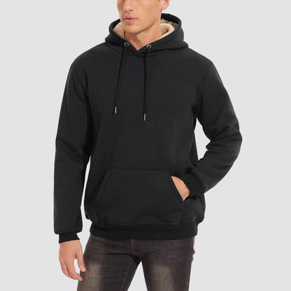 Men's Fleece Hoodie Sweatshirt Warm