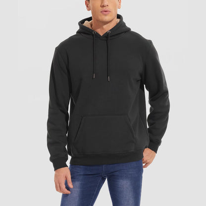 Men's Fleece Hoodie Sweatshirt Warm