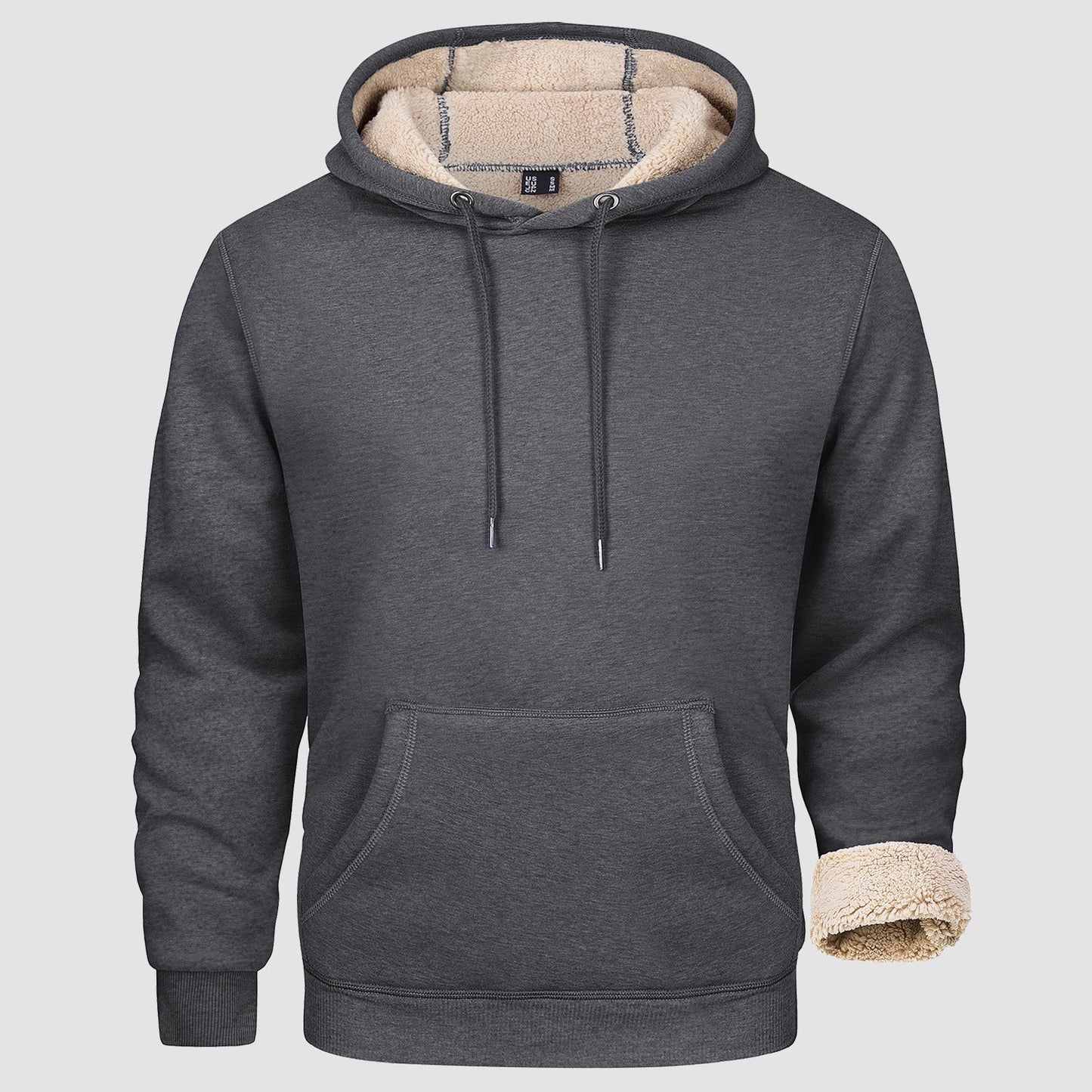Men's Fleece Hoodie Sweatshirt Warm