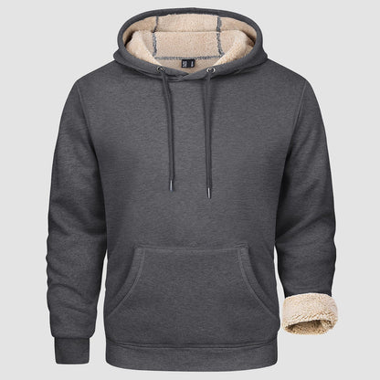 Men's Fleece Hoodie Sweatshirt Warm