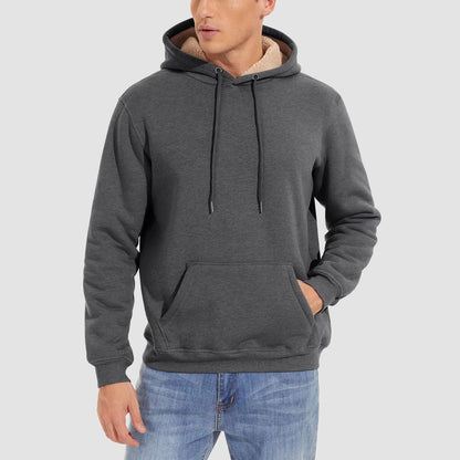 Men's Fleece Hoodie Sweatshirt Warm