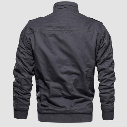 Men's Tactical Fleece Lined Cargo Jacket