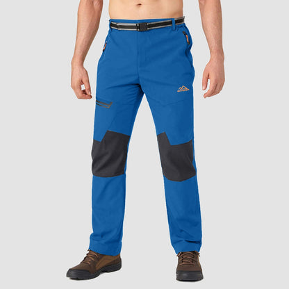 Men's Fleece-Lined Ski Pants Water-Resistant 4 Zip Pockets