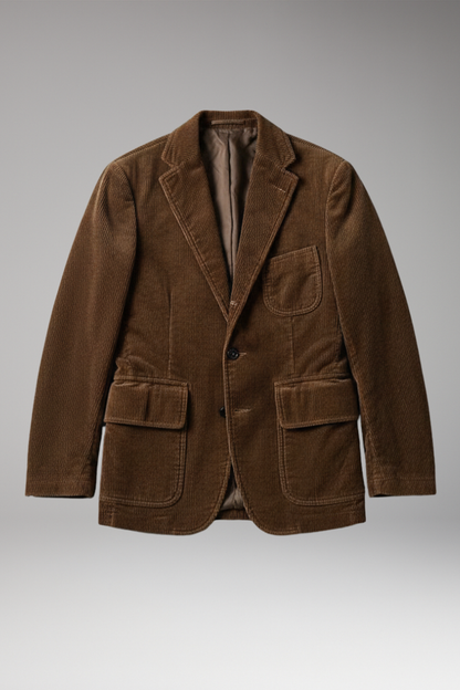 Men's Notch Lapel Blazer - VibreMode