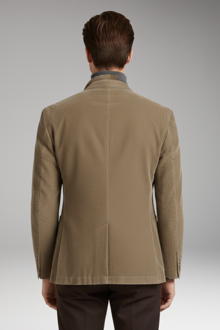 Men's Corduroy Blazer Notched Lapel