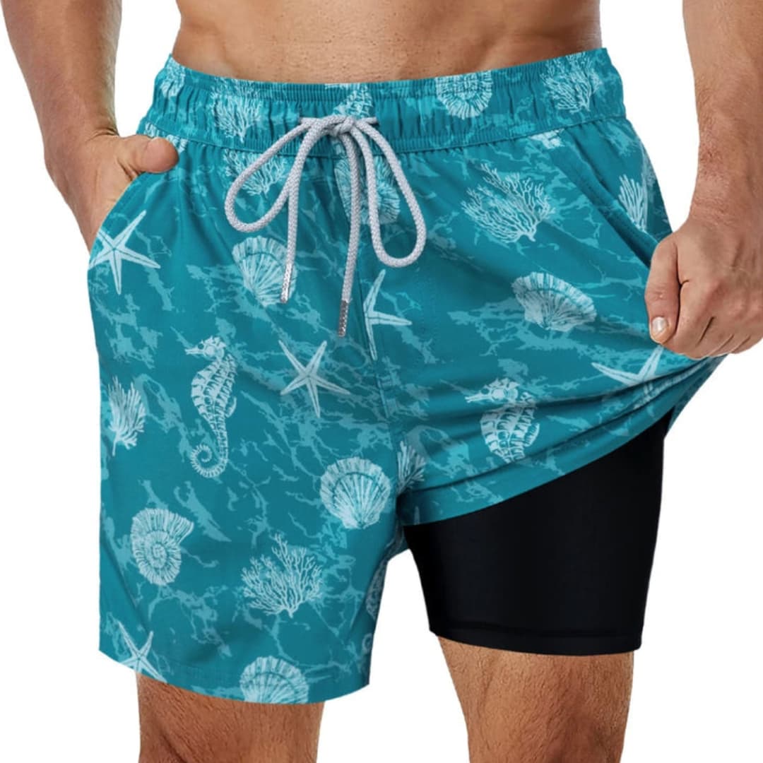 Men's Board Shorts Mesh Lining Pocketed
