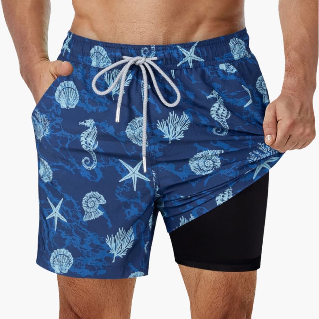 Men's Board Shorts Mesh Lining Pocketed