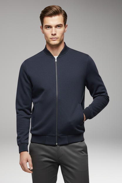 Men's Bomber Jacket High Collar