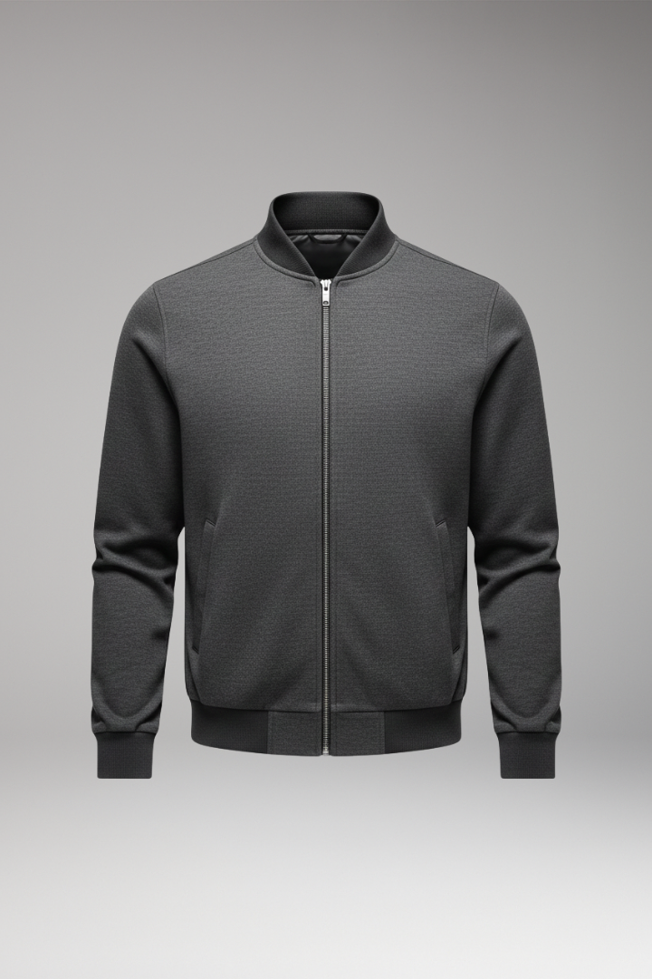 Men's Bomber Jacket High Collar - VibreMode