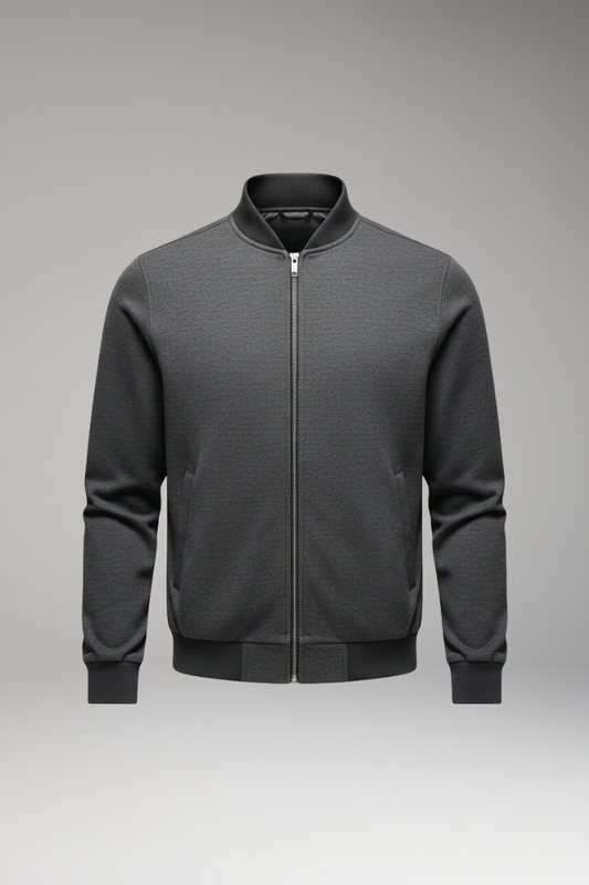 Men's Bomber Jacket High Collar - VibreMode