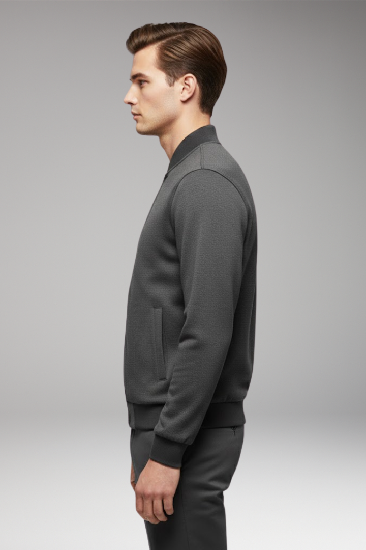 Men's Bomber Jacket High Collar