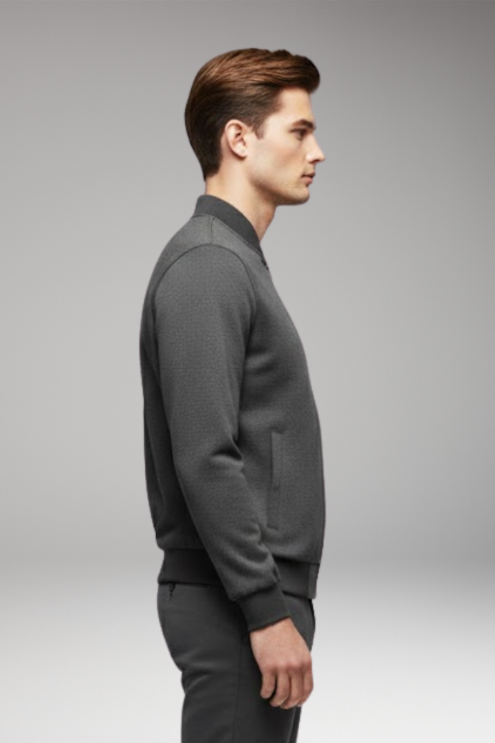 Men's Bomber Jacket High Collar
