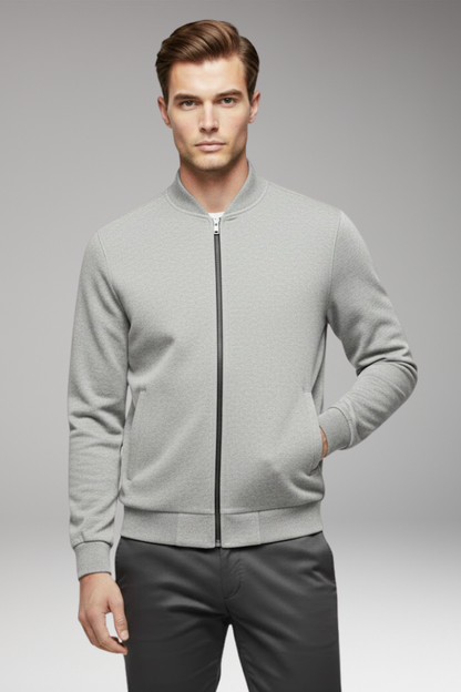 Men's Bomber Jacket High Collar