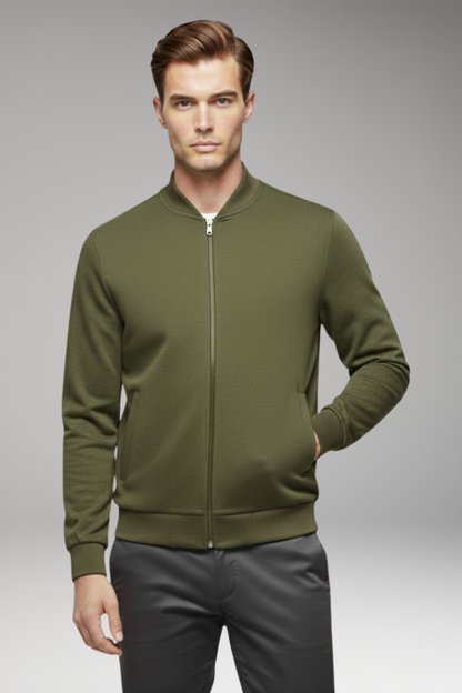 Men's Bomber Jacket High Collar