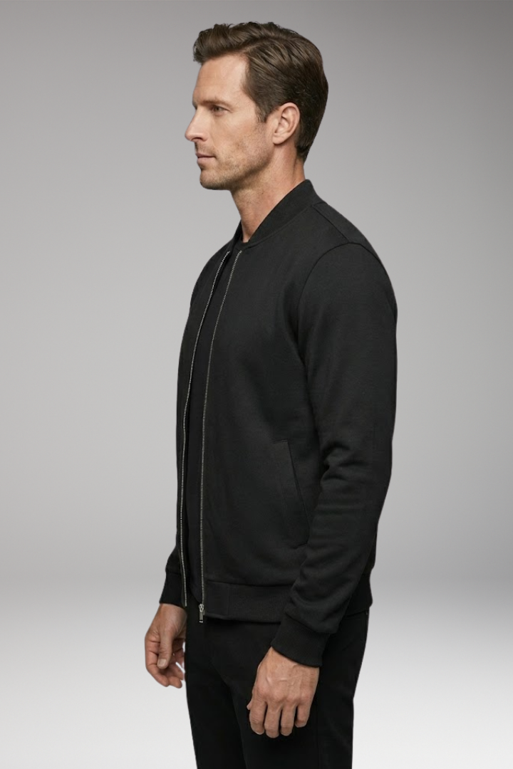 Men's Bomber Jacket Modern Fit Practical Pockets