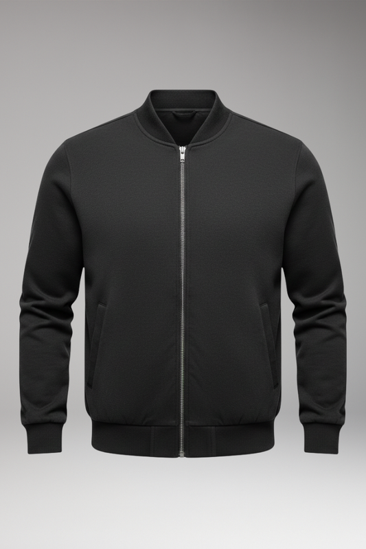 Men's Bomber Jacket Modern Fit Practical Pockets - VibreMode