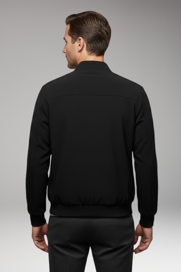 Men's Bomber Jacket Sporty Cut Practical Pockets