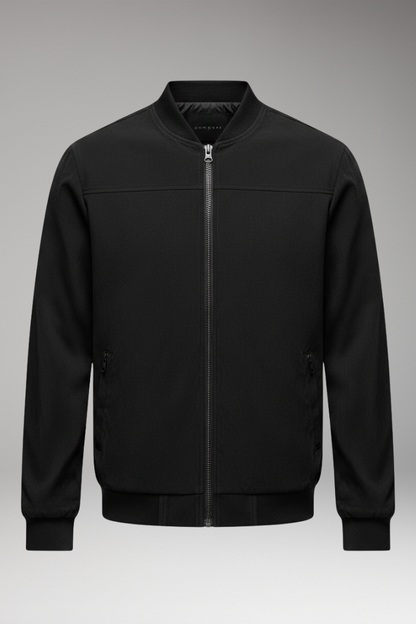 Men's Bomber Jacket Sporty Cut Practical Pockets - VibreMode