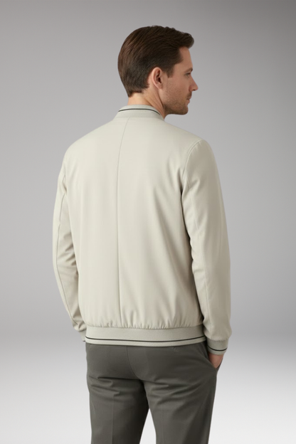 Men's Bomber Jacket Sporty Elastic Cuffs