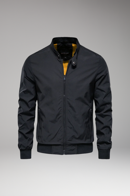 Men's Bomber Jacket Zipper Closure - VibreMode