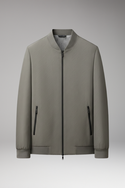 Men's Bomber Jacket Zip Textured - VibreMode