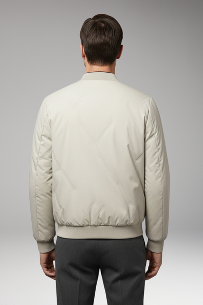 Men's Bomber Jacket Zipper Long Sleeves