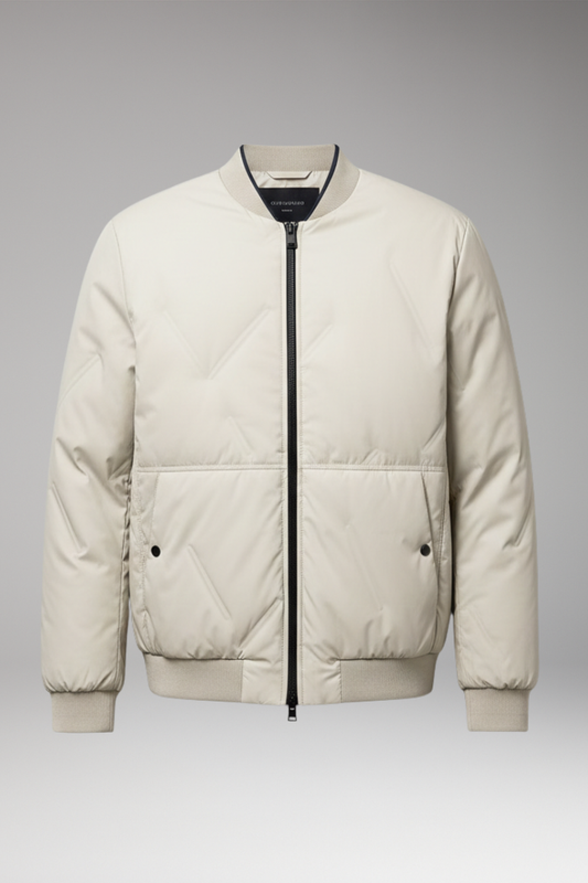 Men's Bomber Jacket Zipper Long Sleeves - VibreMode