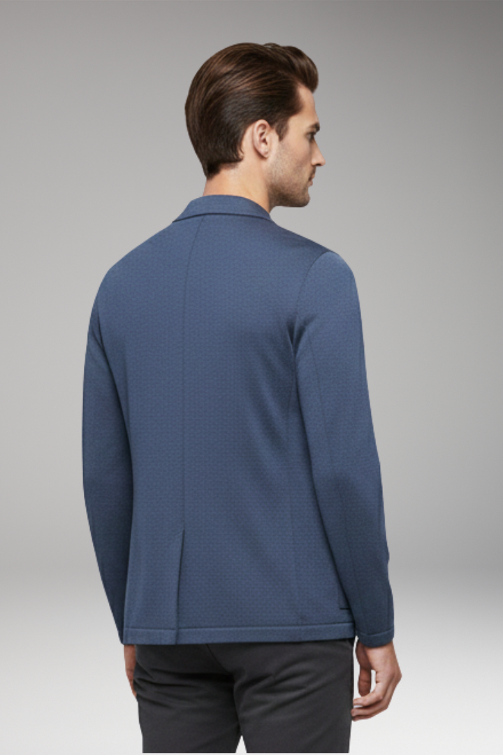 Men's Cardigan Blazer Notched Collar Button Closure