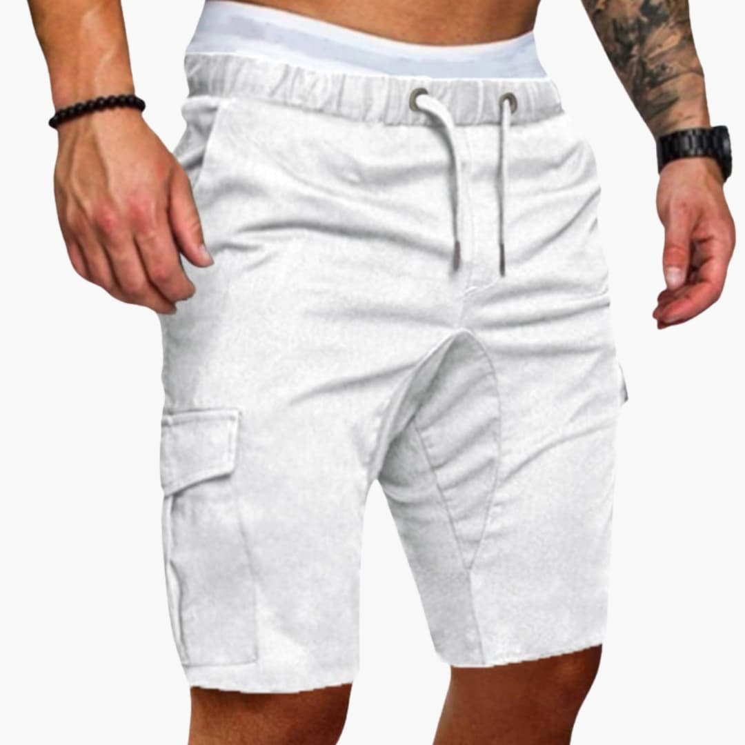 Men's Loose Fit Cargo Shorts Multiple Pockets
