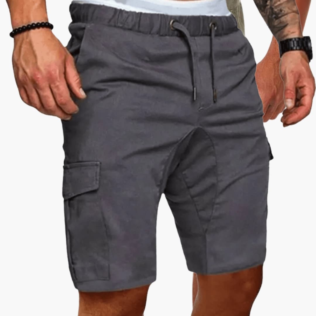Men's Loose Fit Cargo Shorts Multiple Pockets