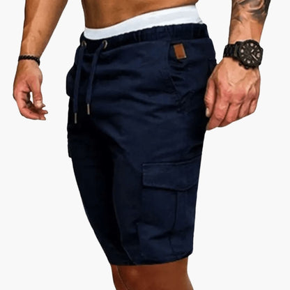 Men's Loose Fit Cargo Shorts Multiple Pockets
