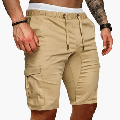 Men's Loose Fit Cargo Shorts Multiple Pockets