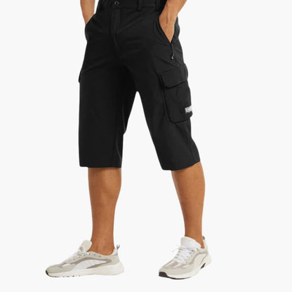 Men's Cargo Shorts Stretch Zipper Pockets