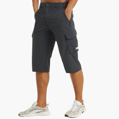 Men's Cargo Shorts Stretch Zipper Pockets