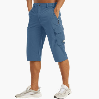 Men's Cargo Shorts Stretch Zipper Pockets