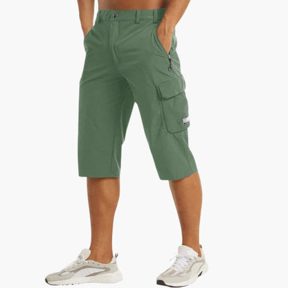 Men's Cargo Shorts Stretch Zipper Pockets