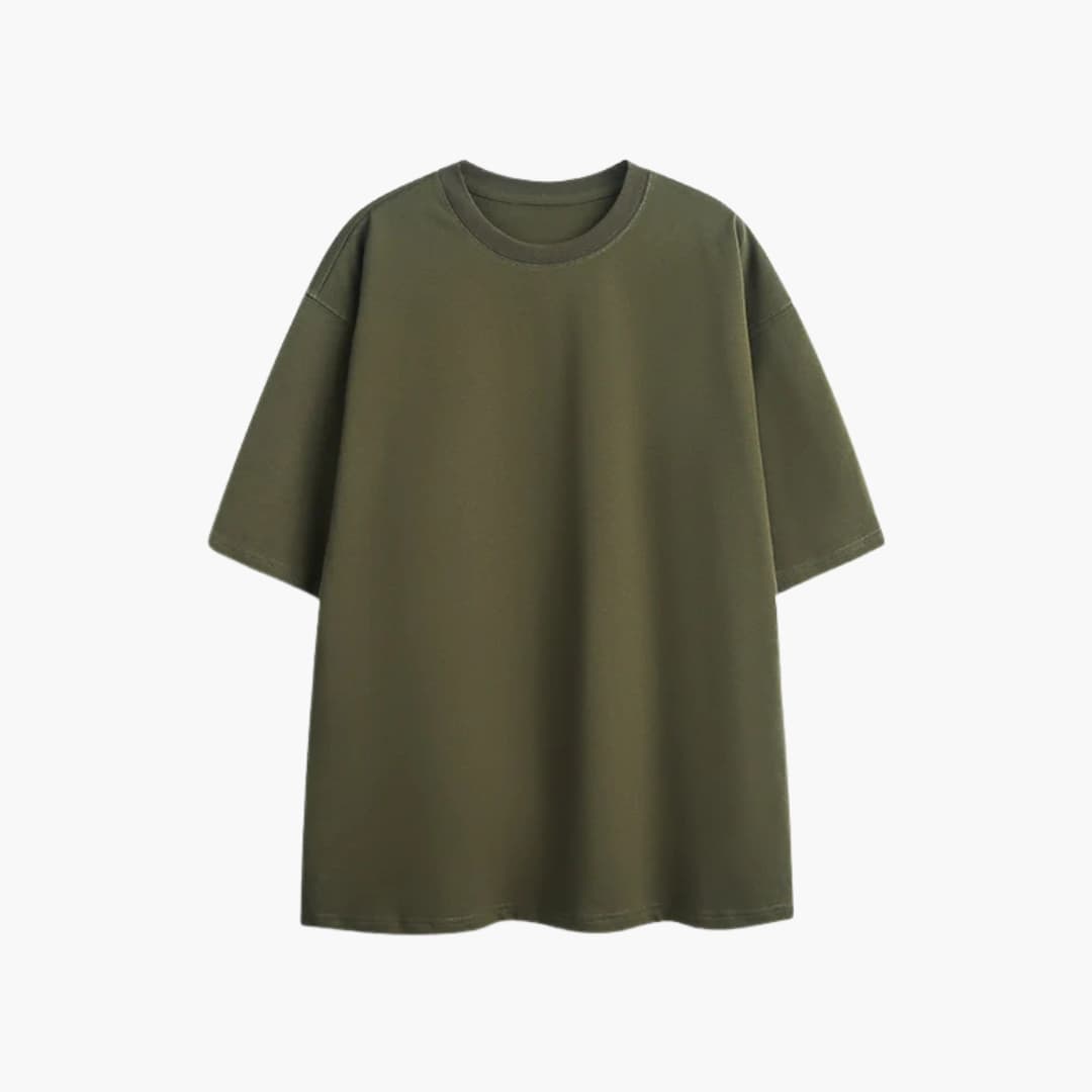 Men's Classic Short Sleeve Crew Neck T-Shirt Cotton